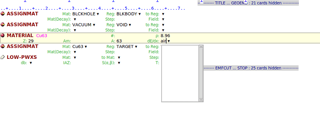 Missing materials in Flair list - Flair - FLUKA User Forum