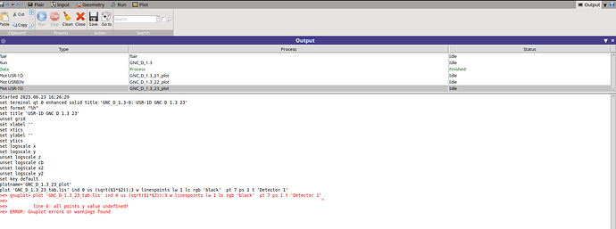 USRBDX error