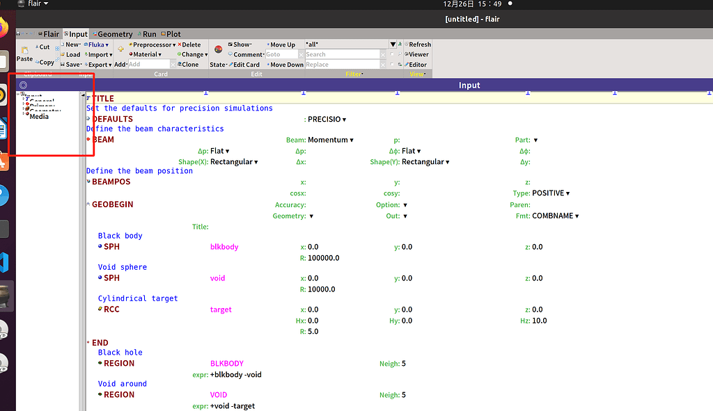 The problem in new flair - Installation - FLUKA User Forum